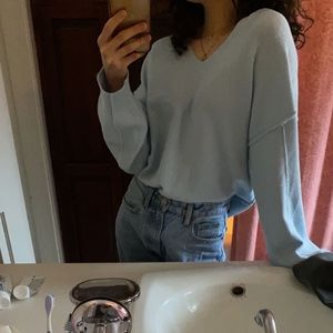 Cry Baby Blue Knit Sweater